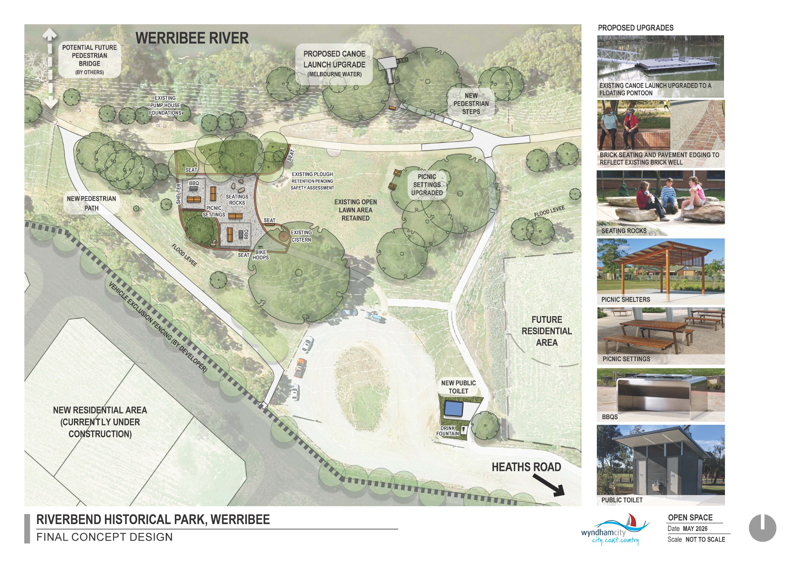 Riverbend historical park upgrade - final concept plan