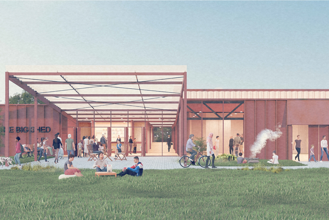 Artist impression of event space